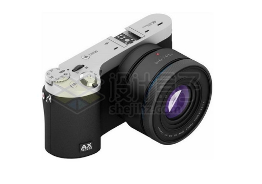 一台微单相机数码照相机3D模型9545353图片免抠素材