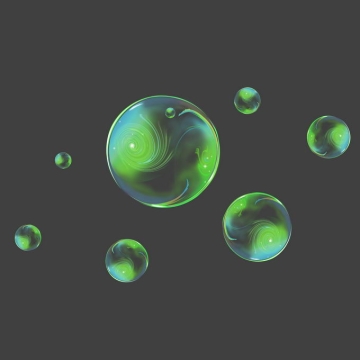 绿色气泡水泡肥皂泡吹泡泡8368578免抠图片素材
