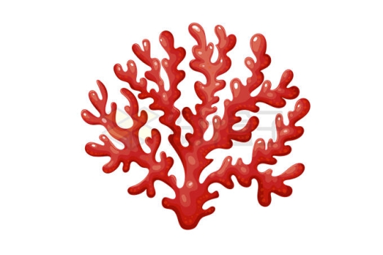 一株红珊瑚海洋生物鱼缸造景2211156矢量图片免抠素材