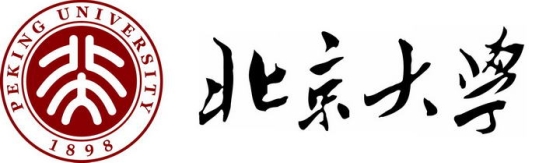 横版北京大学校徽LOGO图案透明背景矢量图片免抠素材