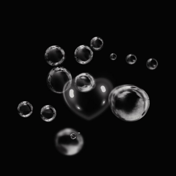 白色半透明气泡水泡肥皂泡吹泡泡3266455免抠图片素材