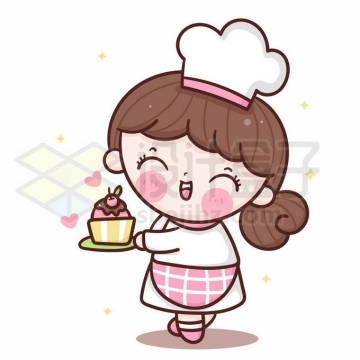 可爱的卡通女厨师2334157矢量图片免抠素材