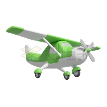 可爱的卡通小飞机螺旋桨飞机3D模型8311762PSD免抠图片素材