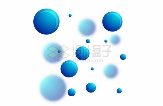 蓝色圆球水晶球装饰3785860矢量图片免抠素材