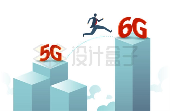 5G到6G技术的上网速度的提升效果2292388矢量图片免抠素材