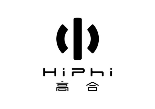 高清黑色的Hiphi高合汽车标志品牌logo png免抠图片素材