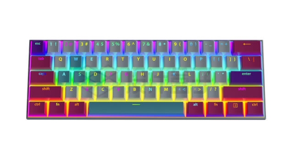 彩色发光的电脑键盘6788960PSD免抠图片素材