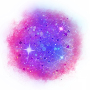 绚丽的紫红色星空星云效果装饰8889156矢量图片免抠素材