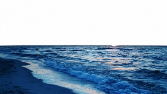 波涛汹涌的海滩沙滩大海风景668433png图片素材