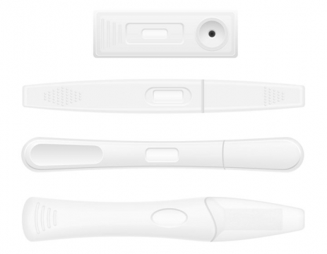 四种不同形状的验孕棒怀孕孕妇用品免抠矢量图片素材