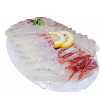 一盘美味的鱼生鱼片刺身鱼肉寿司5437741png图片免抠素材