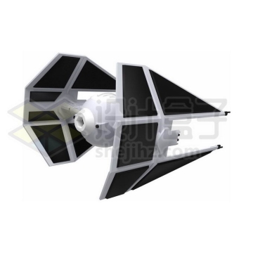 电影星球大战中的V-wing科幻飞机3D模型9779457免抠图片素材