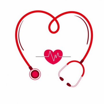 红心和听诊器世界心脏日450091图片素材