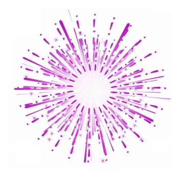 紫色线条烟花爆炸效果装饰4700073图片素材