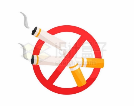 禁止吸烟标志吸烟有害健康4131232矢量图片免抠素材