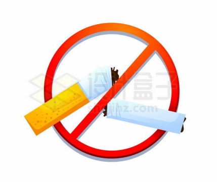 禁止吸烟标志吸烟有害健康7483531矢量图片免抠素材