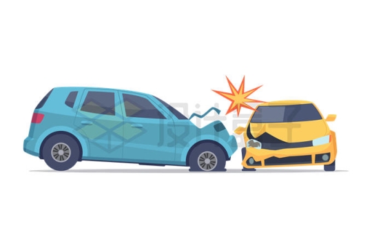 两车相撞的图片动画版图片