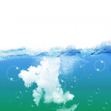 白色水花气泡和蓝绿色的水面效果4936476矢量图片免抠素材免费下载