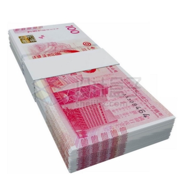 一沓整齐的100港元一万元港币钞票纸币纪念币9477751免抠图片素材