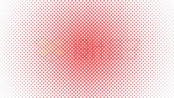 波普风格红色圆点组成的抽象圆形装饰5767910矢量图片免抠素材