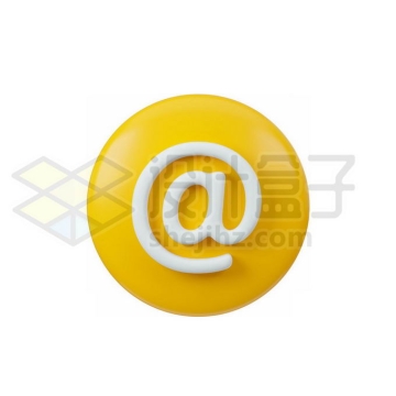 3D电子邮箱按钮图标APP网页图标1002861免抠图片素材