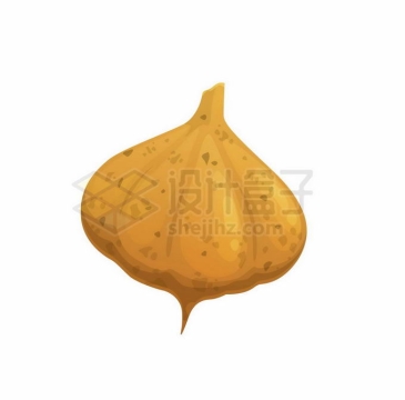 一个豆薯地瓜块茎美味美食7771630矢量图片免抠素材