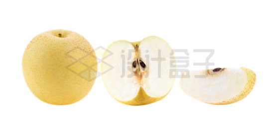 切开的梨子美味水果6638618PSD免抠图片素材