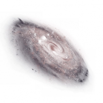 宇宙中的一个漩涡星系图片免抠素材302016