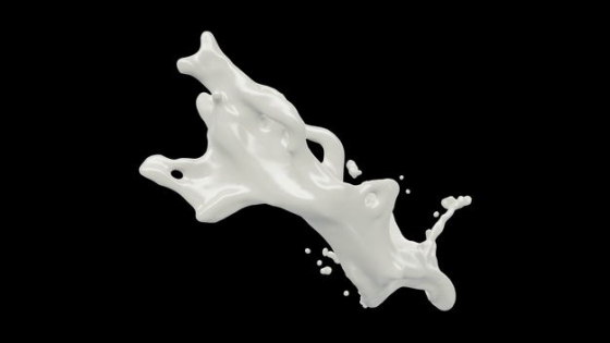 乳白色液体飞溅的牛奶喷溅效果451574png图片免抠素材