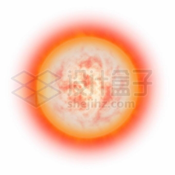发出红光的太阳恒星红矮星红超巨星png免抠高清图片素材