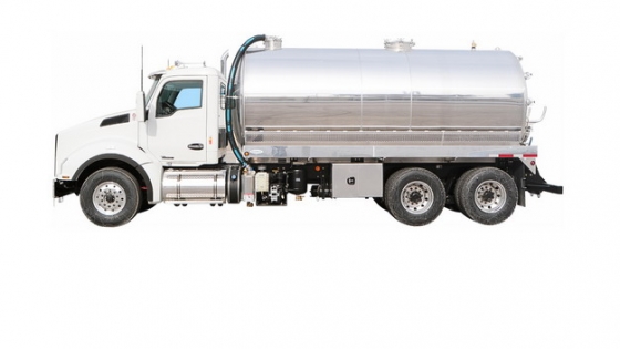 银白色槽罐车油罐车危险品运输卡车特种运输车642093png图片素材