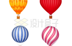 4款彩色的热气球7163882矢量图片免抠素材