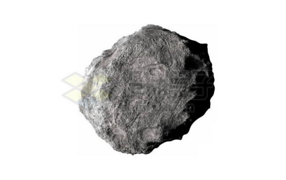 一颗不规则形状的岩石型小行星9278354png免抠图片素材
