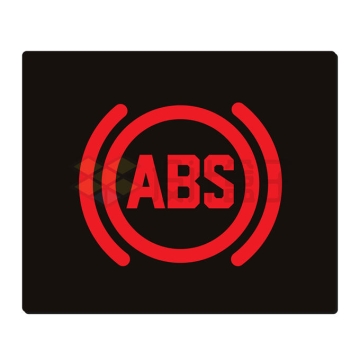 ABS防抱死制动系统故障灯汽车仪表盘指示灯故障灯图解9792875矢量图片免抠素材