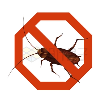 杀虫除蟑螂标志2096076矢量图片免抠素材