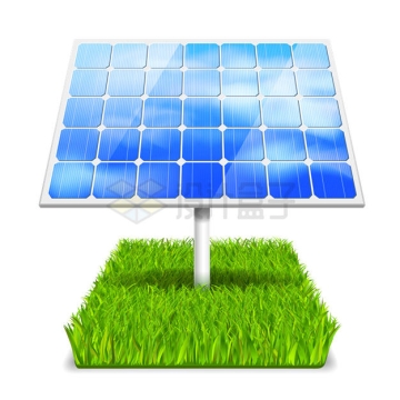 草地上的太阳能电池板5057318矢量图片免抠素材