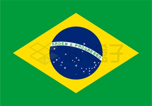 标准版巴西国旗图案8037839矢量图片免抠素材