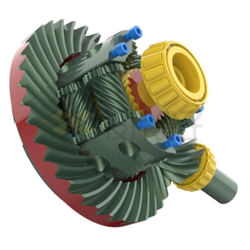 彩色传动齿轮螺旋伞齿轮3D模型5500872PSD免抠图片素材