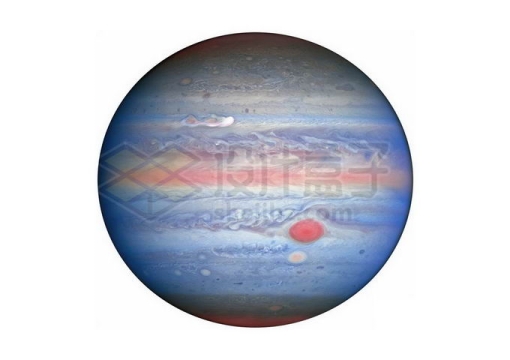 彩色气态巨行星木星png免抠高清图片素材