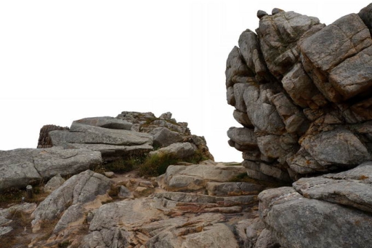 山顶风化的层叠石头石块风景4140872png免抠图片素材