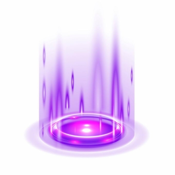 紫色绚丽光圈科幻风格圆圈光斑光点发光效果1314127矢量图片免抠素材