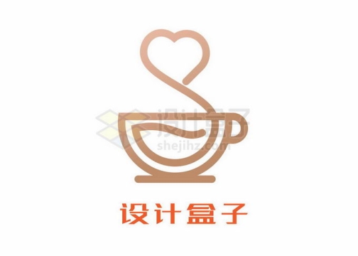 简约线条风格咖啡店品牌logo设计方案7638862矢量图片免抠素材