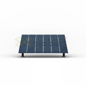 黑色太阳能电池板发电板3D模型1028230PSD免抠图片素材