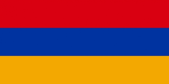标准版亚美尼亚国旗图片素材