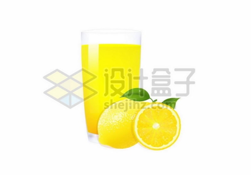 柠檬汁和柠檬美味果汁水果9430076矢量图片免抠素材