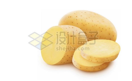 切开的土豆马铃薯健康食物3055059图片免抠素材