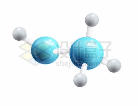 3D立体蓝色银色小球风格分子模型2274604矢量图片免抠素材免费下载
