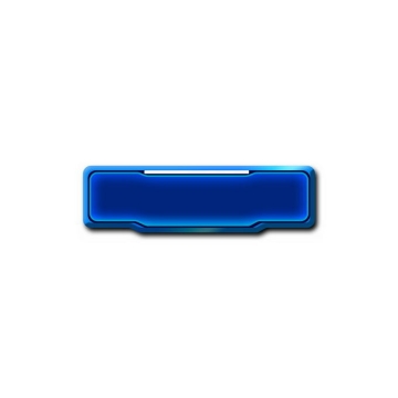 蓝色水晶按钮发光的游戏按钮3968610免抠图片素材免费下载