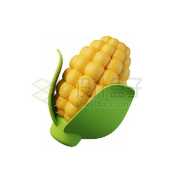 一个卡通玉米3D模型5321640免抠图片素材
