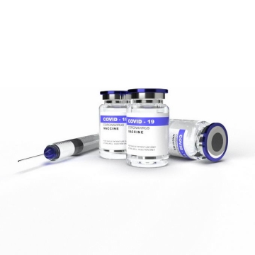 3瓶新冠疫苗的西林瓶和注射器预防针医疗用品9654528免抠图片素材
